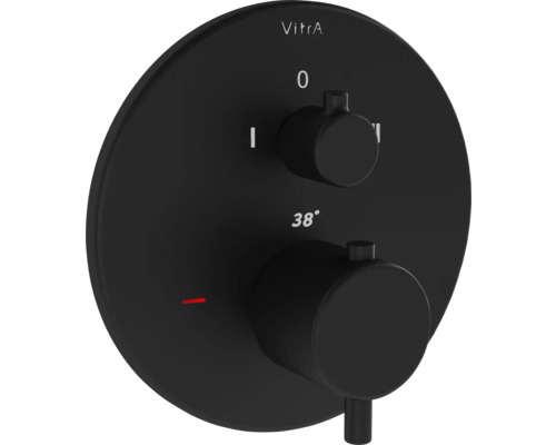 Unterputz Thermostat Badewanne VitrA Origin schwarz matt A4267136WTC