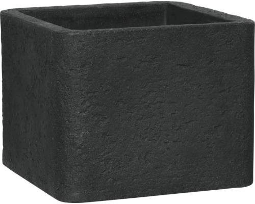 Pflanzschale geli Kunststoff Ø 50 x 50 x 39 cm anthrazit Kubischer Pflanztopf aus Stein
