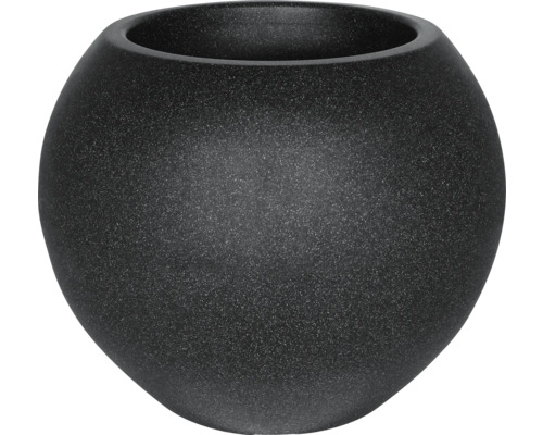 Coupe pour plantes geli plastique Ø 40 x 40 x 34 cm anthracite Pot de fleurs rond en plastique
