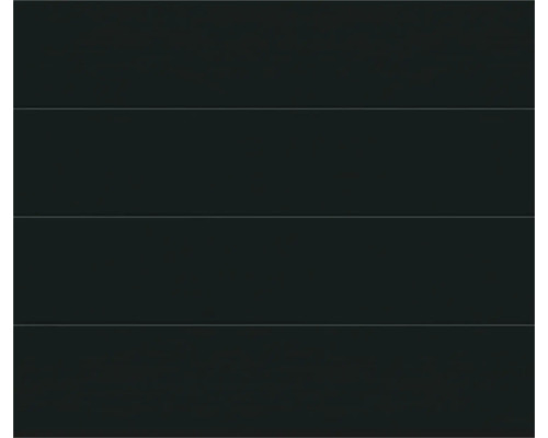 Porte de garage avec rainures horizontales