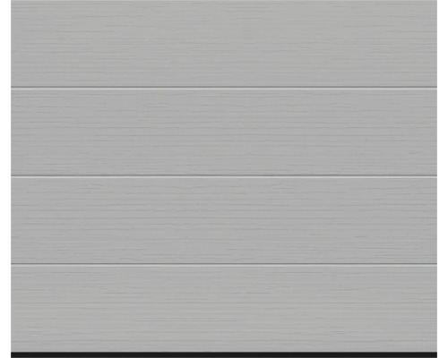 Garagentor mit horizontaler Sickenstruktur