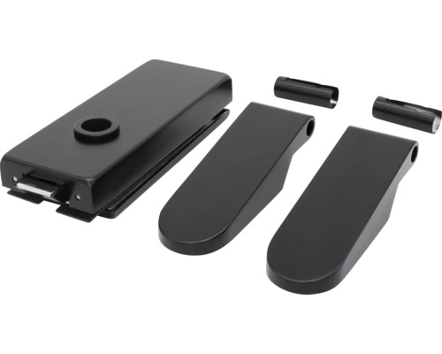 Jeu de ferme-porte avec deux bandes et matériel de fixation