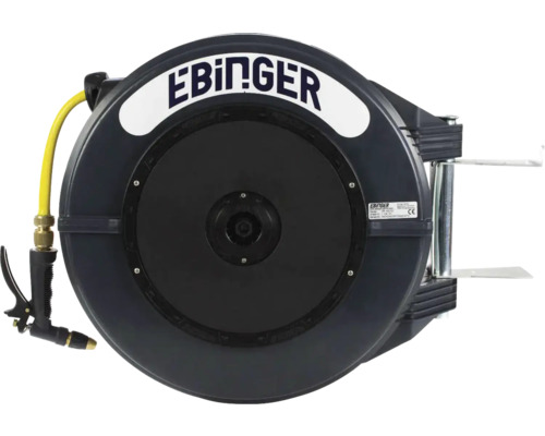 EBIINGER Schlauchaufroller mit Schlauch und Sprühpistole