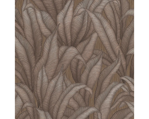 Papier peint intissé 10371-48 GMK Fashion for Walls 4 Floral bronze Papier peint avec motif de plantes tropicales