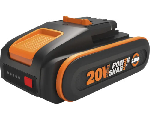 Batterie de rechange WA3640 Worx 20 V Li (2,5 Ah) Batterie Worx 20 volts 2,5 ampères-heures