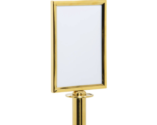 Poteau de guidage avec cadre carré pour signalisation