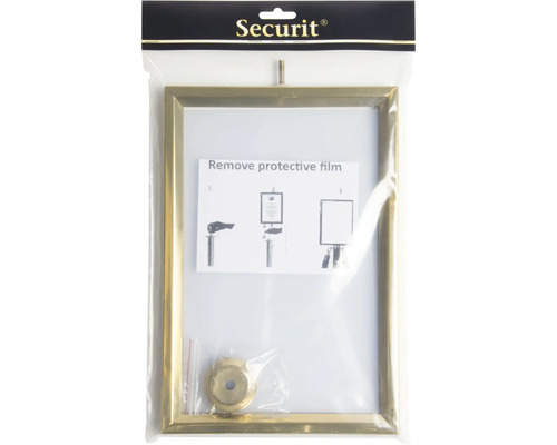 Présentoir de table Securit format A4 en métal dans son emballage