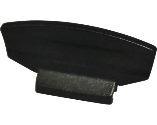Poignée SOLUNA pour store plissé sur mesure Vario Deluxe en aluminium anthracite Cache pour fenêtre