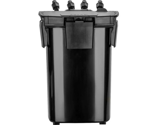 Aquarium-Außenfilter Aquael HYPERMAX LINK Aussenfilter für Aquarien bis ca.1500 l, Förderleistung elekt. per App regelbar bis 4500 l/h, 18-36 W, intergrierte Heizung per App steuerbar 2x 150W, 24 V Spannung, Filtervolumen ca. 15,9 l + Vorfilter, schwarz