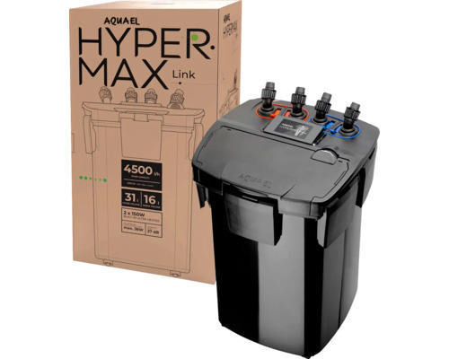 Aquael Hypermax Link Aquarium Aussenfilter mit Verpackung