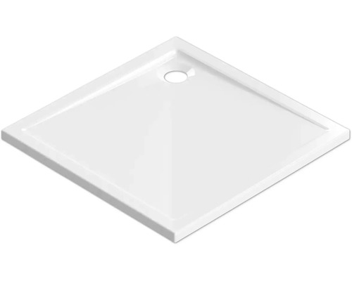 Receveur de douche Jungborn Cinque 90 x 90 x 4.5 cm blanc brillant