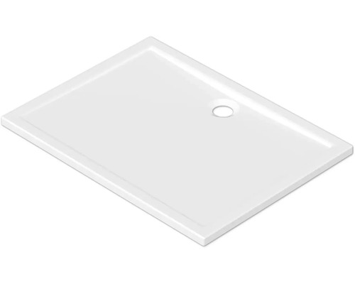 Receveur de douche Jungborn Cinque 90 x 120 x 2.5 cm blanc brillant 6031810 Receveur de douche rectangulaire avec écoulement