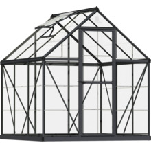 Serre avec verre et cadre en aluminium