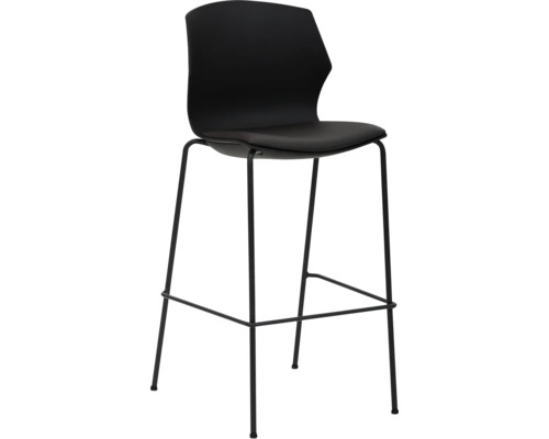 Chaise de bar Mayer Sitzmöbel 1161 52 x 57 x 110 cm acier plastique ,anthracite Tabouret de bar noir avec structure en métal