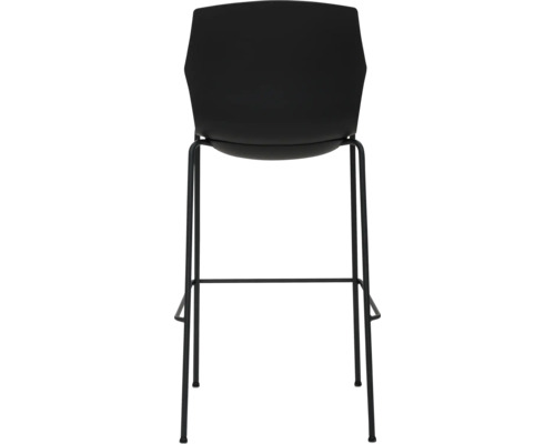 Tabouret de bar avec cadre en acier et coque d''assise