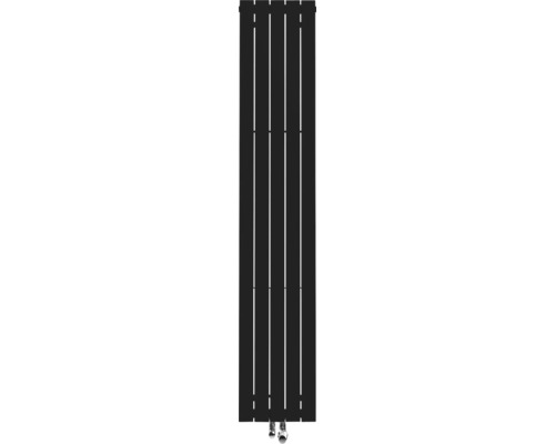 Designheizkörper ROTHEIGNER PANEL 1600 x 662 mm schwarz matt Anschluss Mittig unten