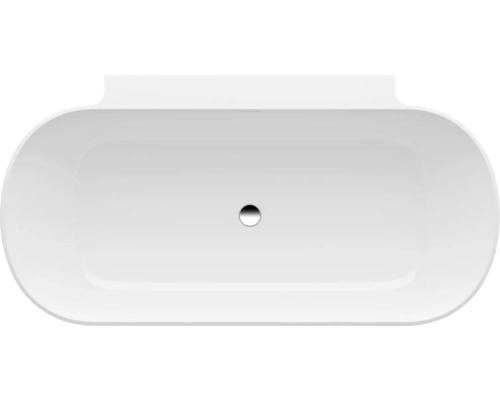 Freistehende Badewanne aus Sanitäracryl, ovale Form