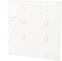 Arrière d''un panneau chauffant avec montage et boîte de connexion