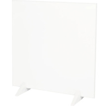 Panneau de séparation blanc autoportant