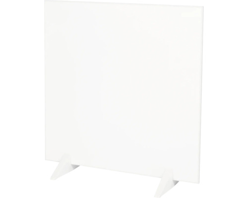 Panneau de séparation blanc autoportant