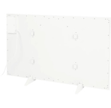 Vue arrière d''un panneau chauffant avec pieds