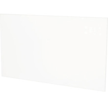 Chauffage en verre blanc avec affichage numérique