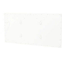 Arrière d''un panneau chauffant avec matériel de montage