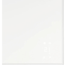 Radiateur blanc avec affichage numérique