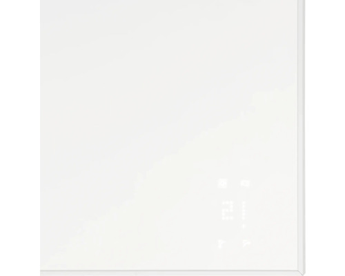 Radiateur blanc avec affichage numérique