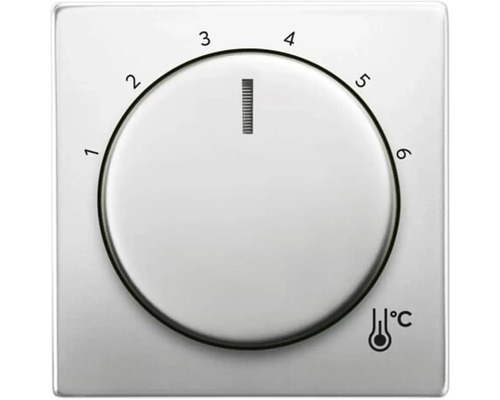 Plaque centrale unité de commande pour thermostat d'ambiance Busch-Jaeger 1794 R-866 1094 U + 1097 U Pur acier inoxydable