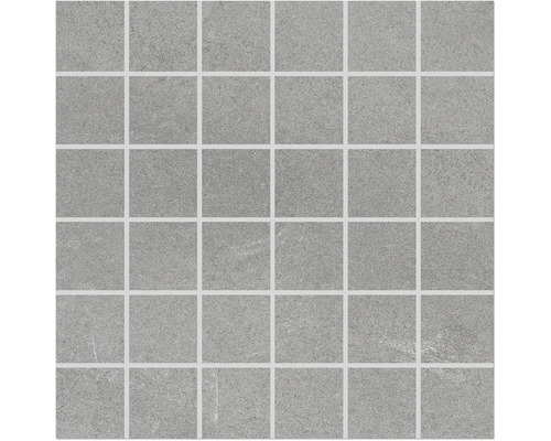 Fliesenmosaik mit quadratischen Steinen