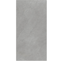 Feinsteinzeug Wand- und Bodenfliese Meran grau 119,7 x 59,7cm 6mm stark matt rektifiziert