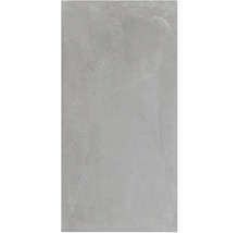 Feinsteinzeug Wand- und Bodenfliese Meran grau 119,7 x 59,7cm 6mm stark matt rektifiziert