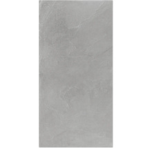 Feinsteinzeug Wand- und Bodenfliese Meran grau 119,7 x 59,7cm 6mm stark matt rektifiziert