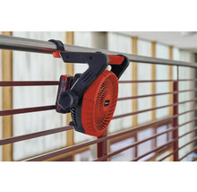 Ventilateur sans fil pour fixation sur une balustrade