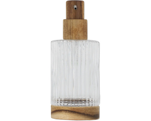 Seifenspender mit Holz und Glas