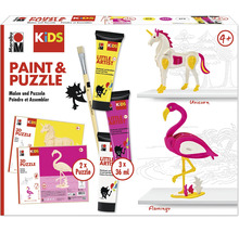 Marabu KiDS Little Artist Paint & Puzzle Einhorn