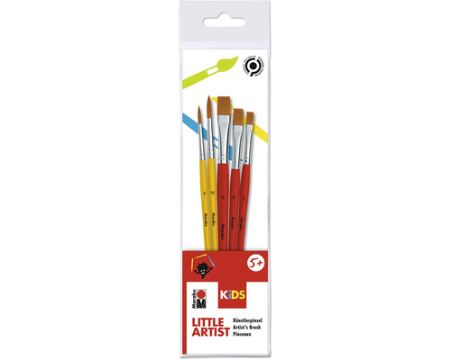 Kit pinceaux d'artiste Marabu KiDS Little Artist 5 pièces