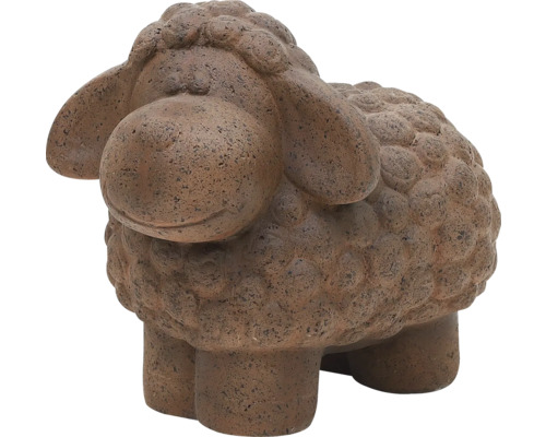 Figurine décorative Lafiora mouton 43 cm marron
