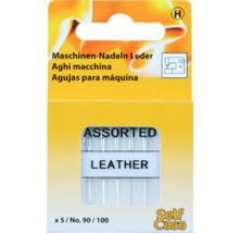 Aiguilles pour machine à coudre le cuir, 5 pièces, épaisseur d''aiguille 90/100