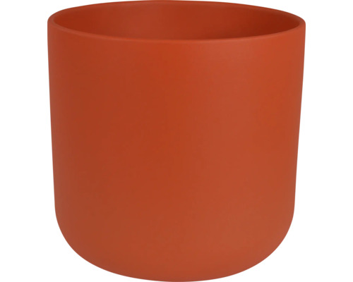 Pot de fleurs Alma 13,5 x 13,5 x 12,6 cm céramique orange