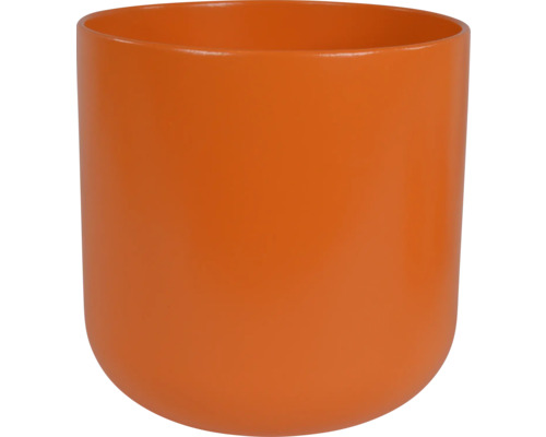 Pot de fleurs Alma 27 x 27 x 26 cm céramique orange