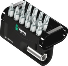 Wera Bit-Check avec différents embouts de vissage