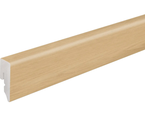 Sockelleiste PVC KU048L Eiche pure Natur 2400 x 38,5 x 15 mm Sockelleiste mit Holzdekor
