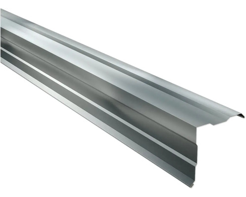 Angle d'arête PRECIT moulé pour tôle trapézoïdale W20 alu zinc 1000 x 115 x 115 mm