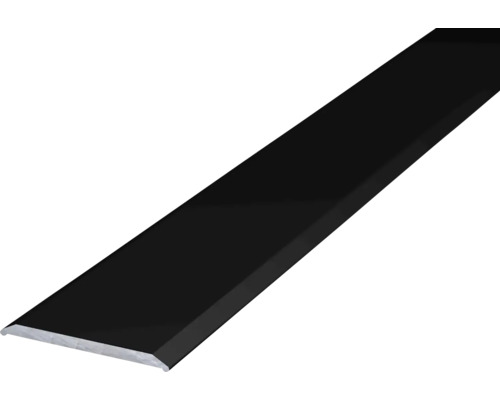 Prinz Übergangsprofil Alu selbstklebend schwarz 24x2x1000 mm Flachmaterial aus Metall
