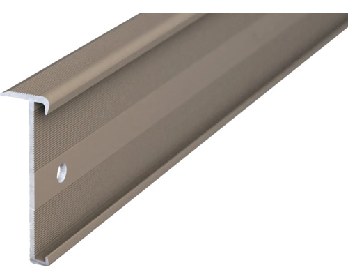 Prinz Treppenkantenprofil Alu edelstahl matt 44,6 mm x 3 m Profilleiste aus Metall