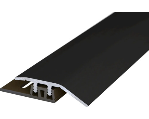 Prinz Abschlußprofil Profi-Design schwarz 34 mm x 0,9 m Schienenprofil für Bodenbeläge