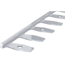 Profilé pour carrelage en métal avec trous de fixation