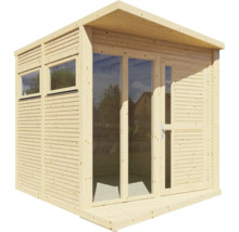 Gartenhaus Bertilo Concept Office inkl. Fußboden 237 x 310 cm natur